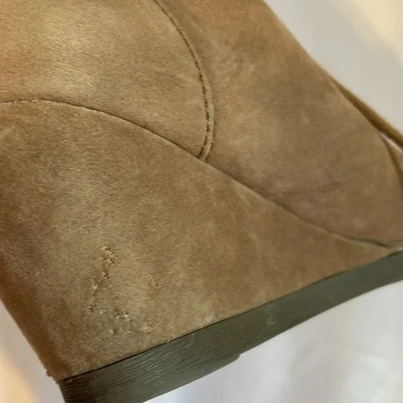 Maddengirl Camel suede booties tie up size 9 - Picture 7 of 8